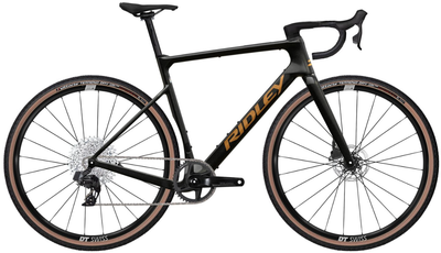 Ridley Astr Rival XPLR Black Metallic/Bronze Gold