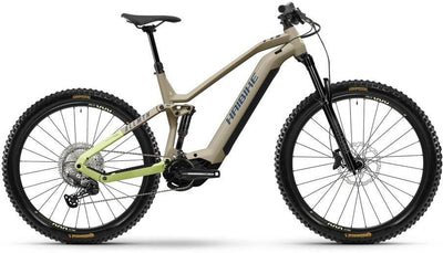 Haibike ALLMTN 3 High coffee/green/blue