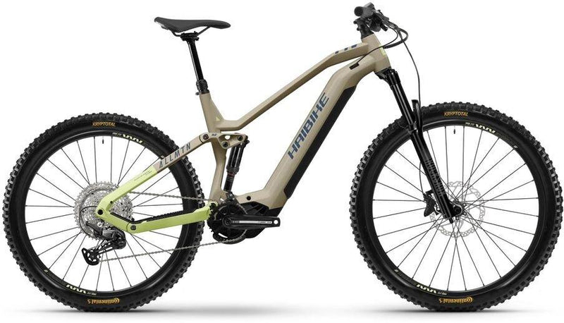 Haibike ALLMTN 3 High coffee/green/blue