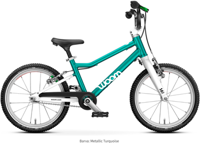 WOOM 3 GO Automagic 16 metallic turquoise